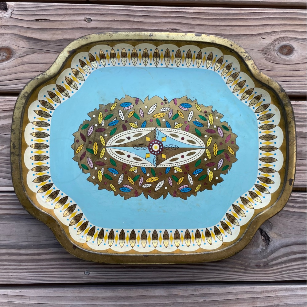 Vintage Made in England Baret Ware Serving Tray